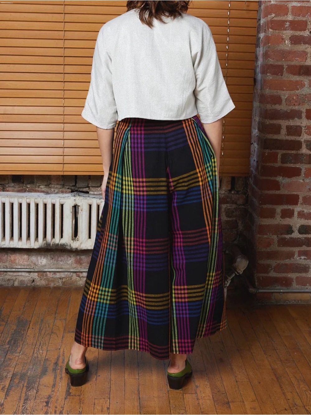 Rujuta Sheth Frida Pants - Firefly Chex - Picture 4 of 10